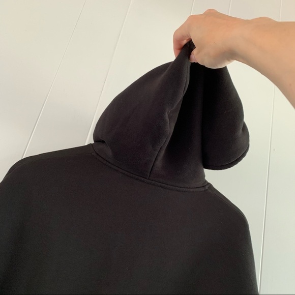 Sandro Paris “Play With Your Heart” Hoodie Black Spellout Graphic Embroidered - Picture 12 of 16